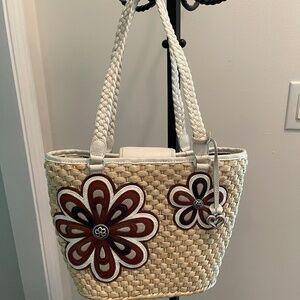 Brighton Justina Straw Shoulder Bag
